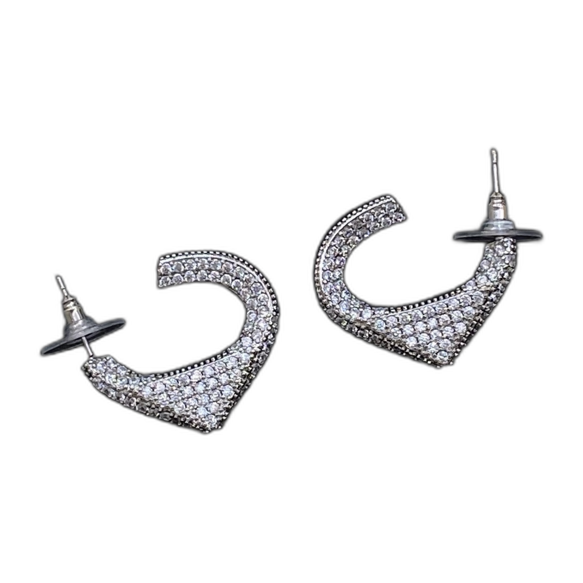 Bvlgari Serpenti Viper Pave Diamond Hoop Earrings product image