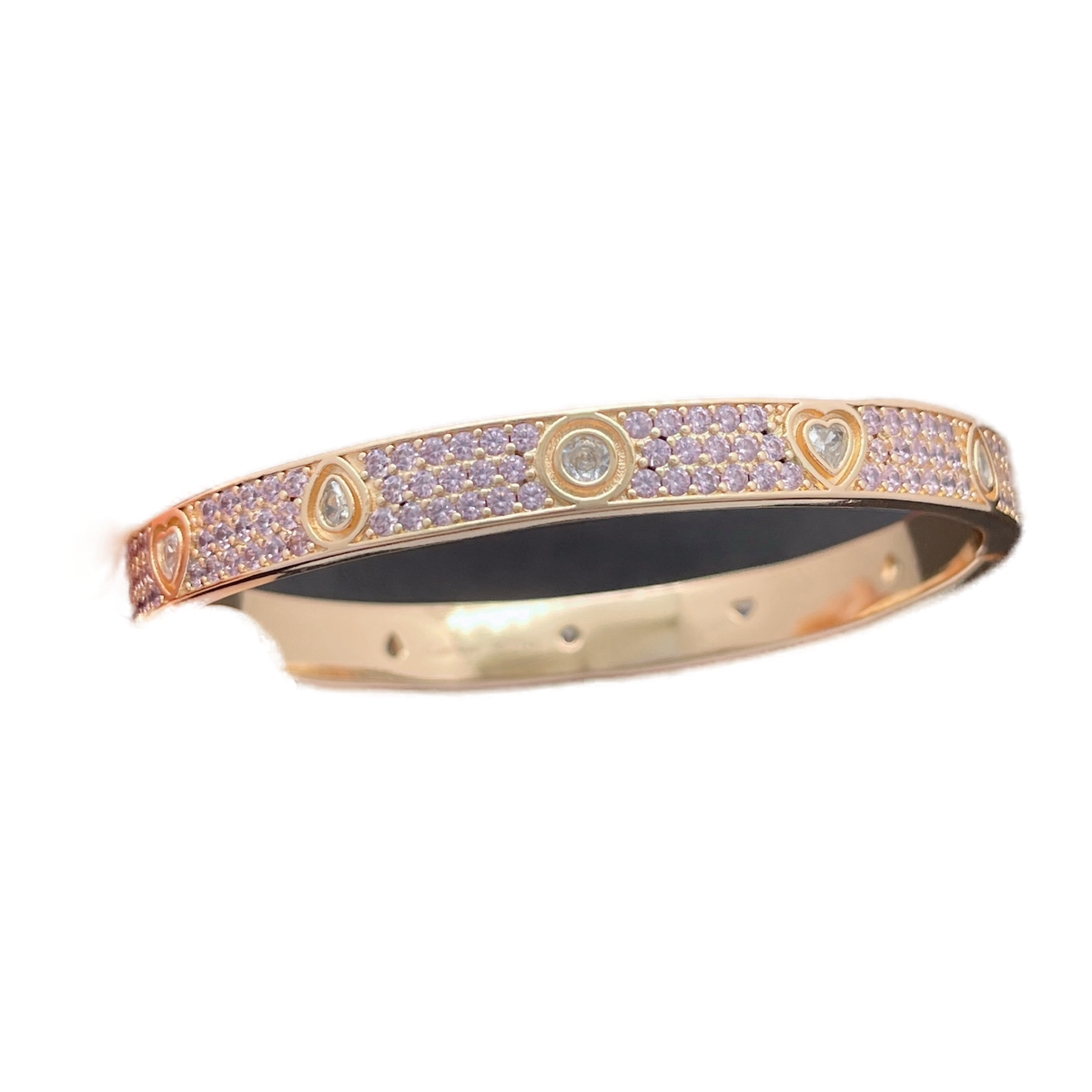 Cartier LOVE Pave Diamond and Pink Gemstone Bracelet product image