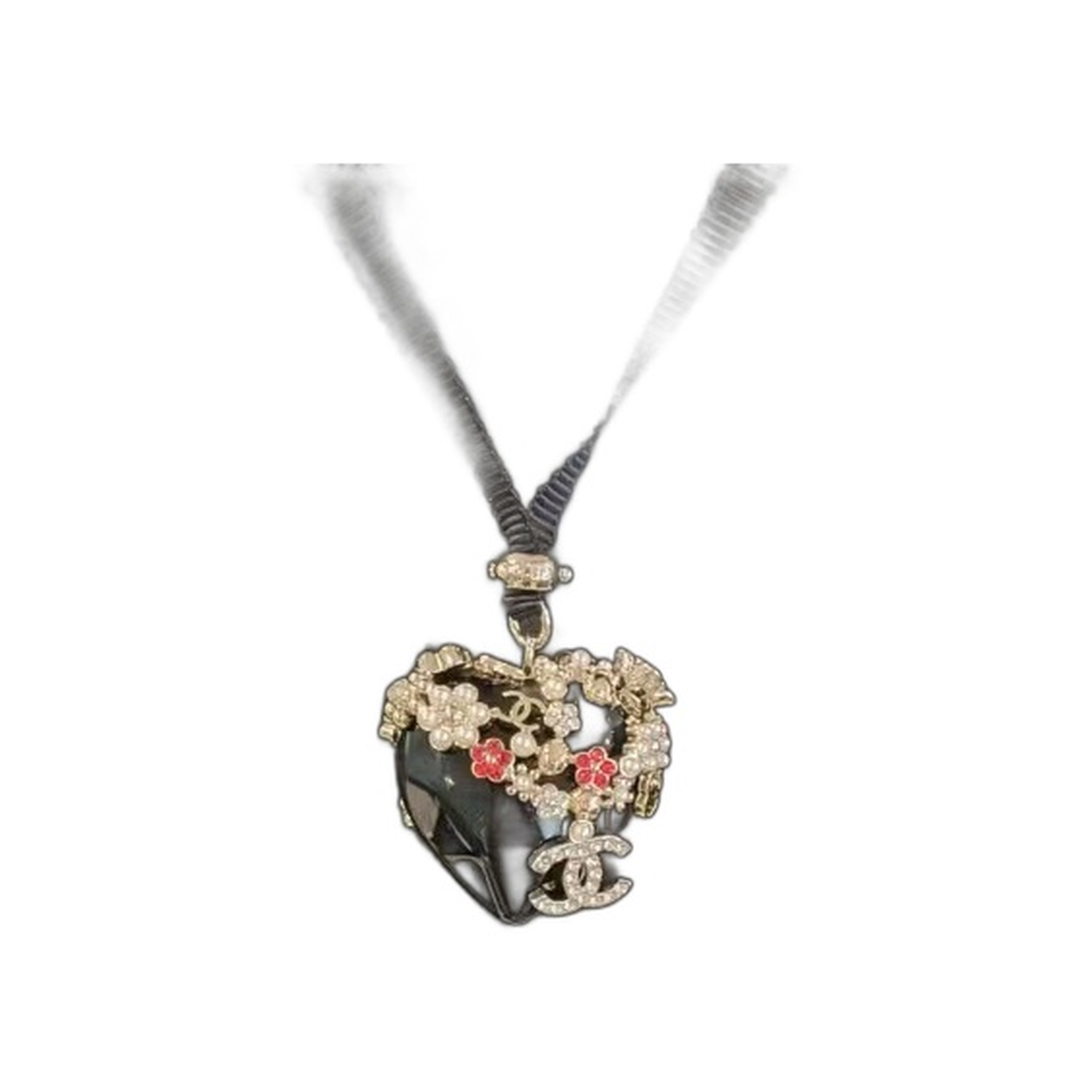 Chanel CC Floral Garden Pendant Necklace product image
