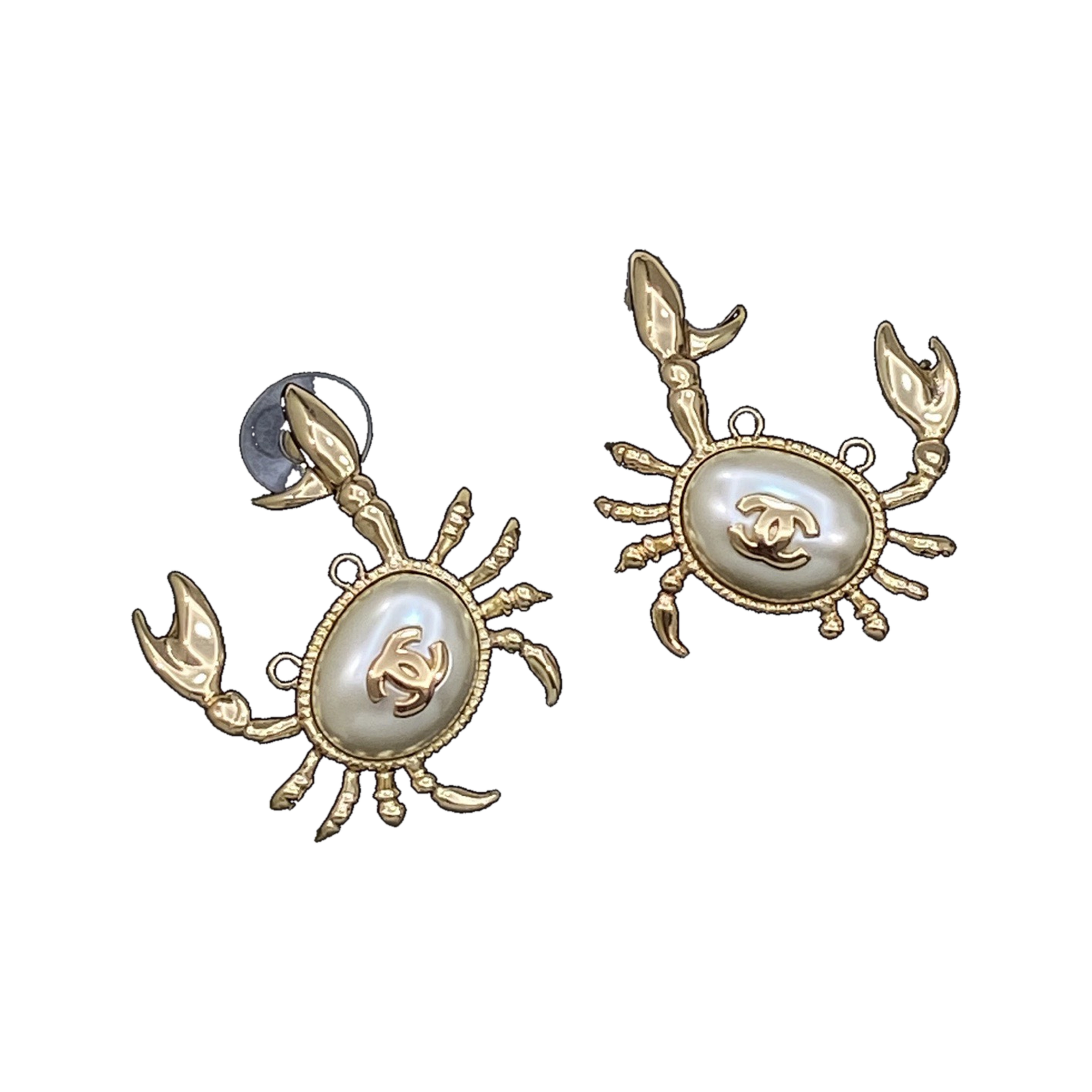 Chanel Coco Beach 2026 Crab Motif Drop Earrings ABH345 B23832 U9379 product image