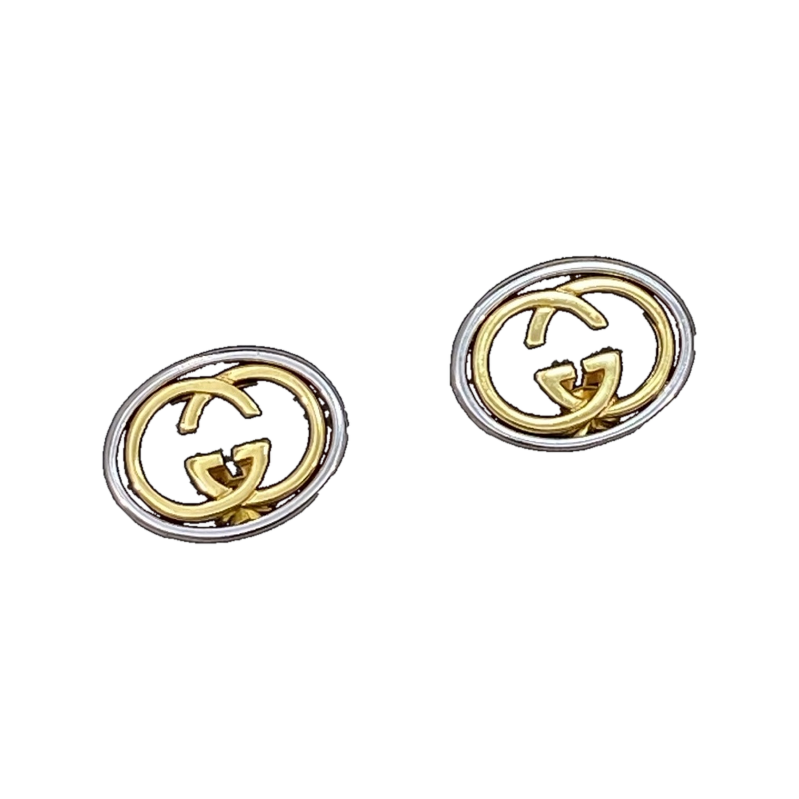 Gucci Interlocking G Two-Tone Stud Earrings product image