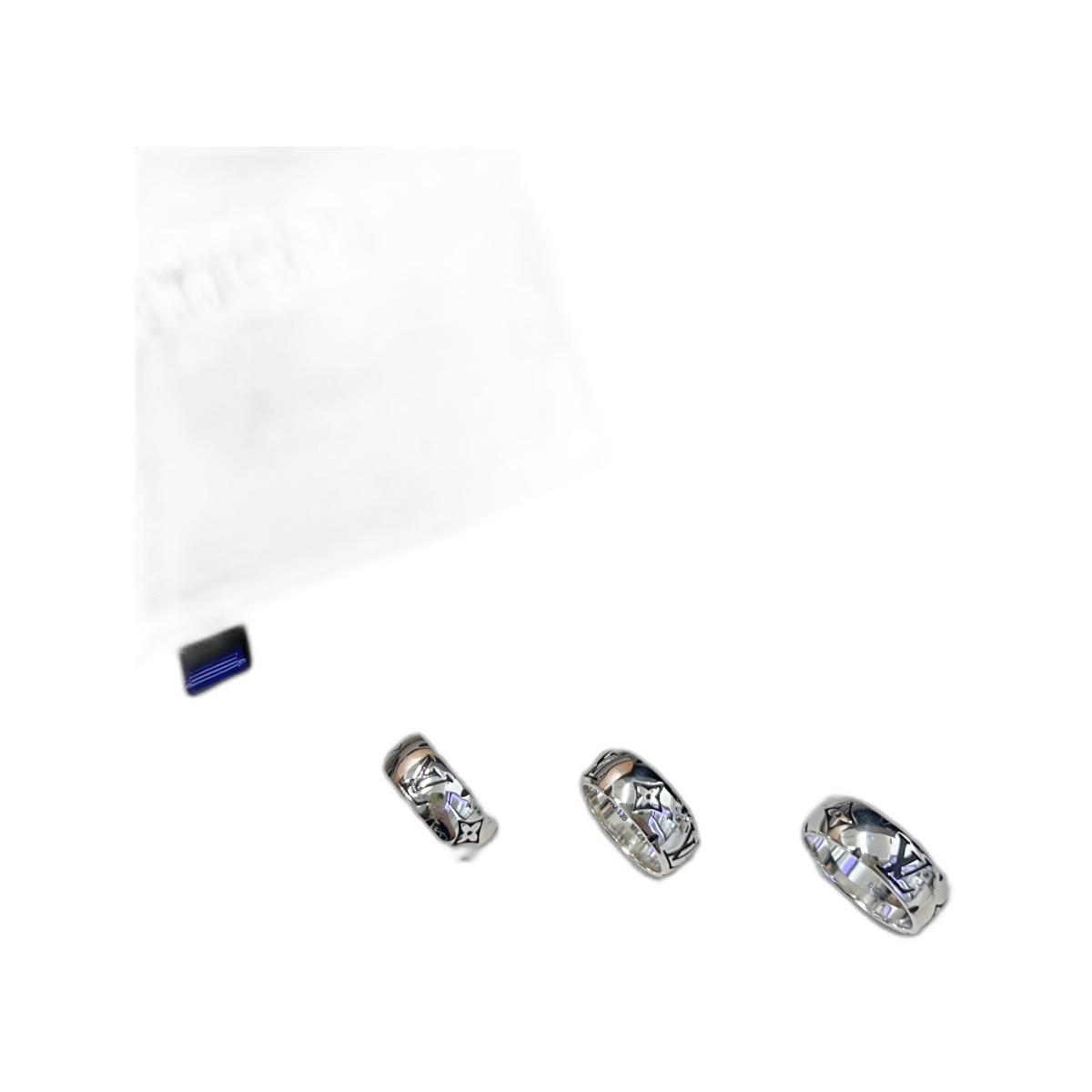 Louis Vuitton Color Blossom Diamond Flower Ring Three-Color Gold Set product image