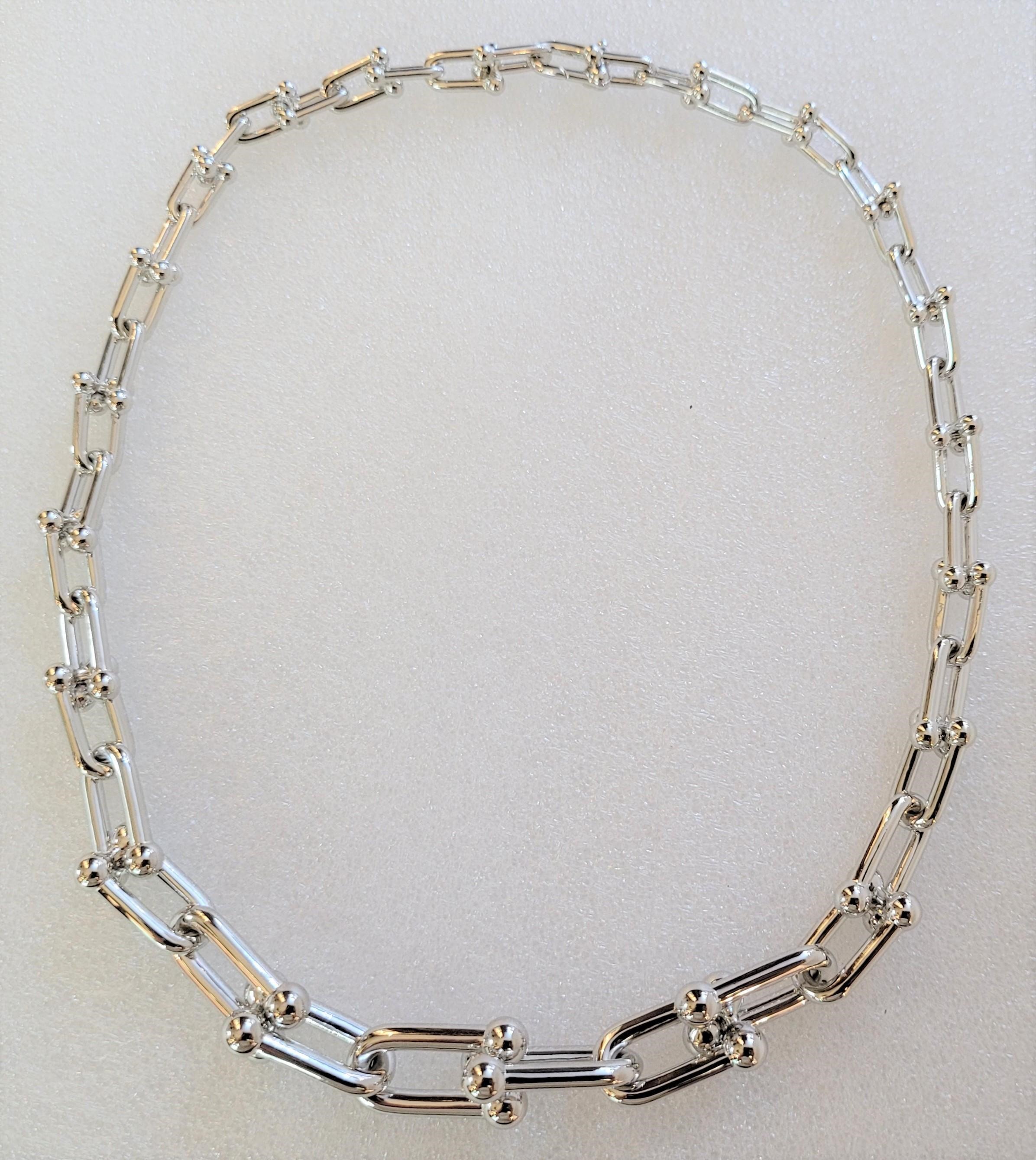 Tiffany & Co. HardWear Sterling Silver Graduated Link Necklace product image