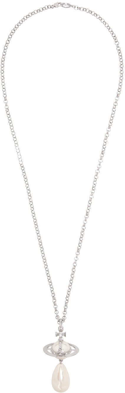 Vivienne Westwood Reina Orb Necklace (Sterling Silver) product image